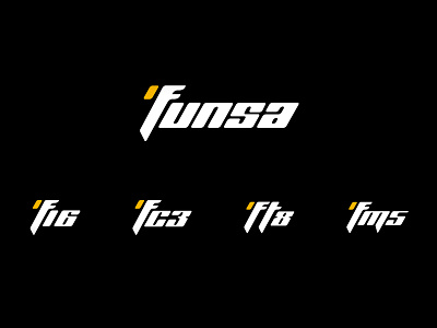 Funsa Logo branding concept design illustration logo typography vector