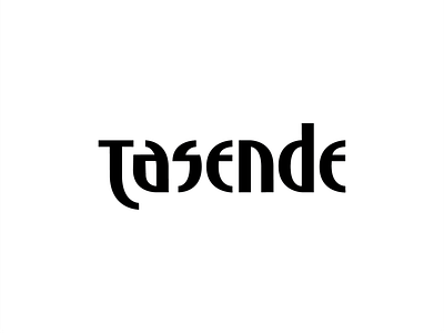 Tasende Logo branding design logo typography