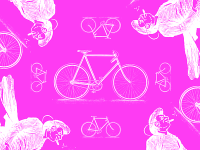 #100PatternDays (21-25) 25 abstract bicycles circles colors design gradients patterns riding space