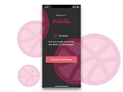 Welcome To Dribbble dailyui design firstshot ui ux