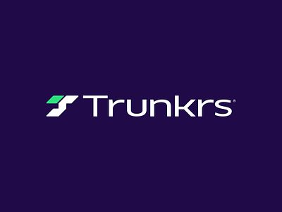 Trunkrs Logo animation after effects animation delivery delivery service logo trunkrs