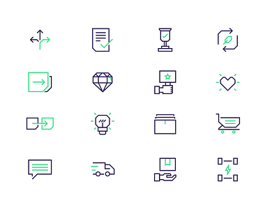 Trunkrs Illustrations Animated animation delivery icons iconset trunkrs