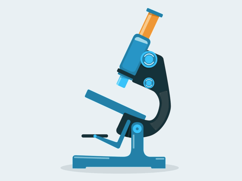 Moving Microscope animation illustration microscope