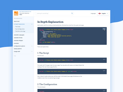 TDS Docs page documentation page tds the dutch selection website