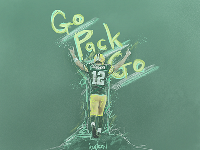 Aaron Rodgers by MPenxa on Dribbble