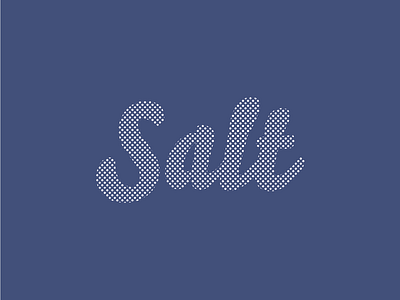 Salt blog blog logo branding dot dot logo dots logo salt salt logo script script logo