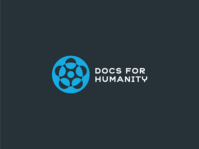 Docs for Humanity branding film logos film reel logo human logo logos people logo production logo