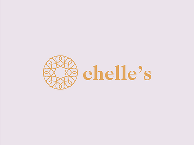 Chelle's abstract logo branding clothing logo fashion logos gift logo logos present logo ribbon logo string
