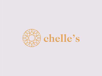 Chelle's abstract logo branding clothing logo fashion logos gift logo logos present logo ribbon logo string