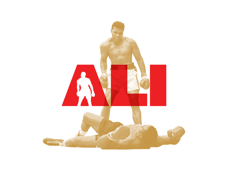 RIP Ali — Final ali box boxing boxing logo branding logo logo design logotype memory muhammad ali silhouette silhouette logo
