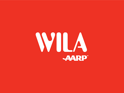 WILA — Logo 1 aarp branding it logo logo logos logotype red logo tech logo technology logo type typography woman logo