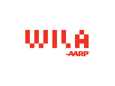 WILA — Logo 4 aarp branding it logo logo logos logotype red logo tech logo technology logo type typography woman logo