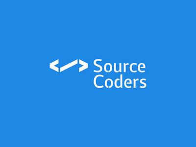 Source Coders — Logo #2 branding code code logo logo logos logotype s logo tech logo web logo