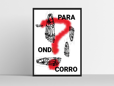xiox arte - "Para Onde Corro?" adobe adobe illustrator adobecs design experimental graphic design moixo