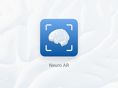 Daily UI 005 App Icon Neuro AR Brain