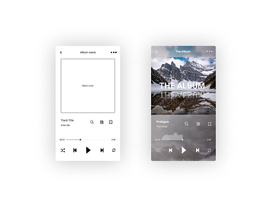 Daily UI 009 Music Player 009 app daily daily ui dailyui mobile music player