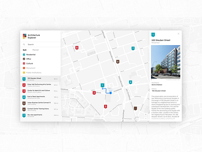 Daily Ui 020 Location Tracker 020 app architecture concept dailyui explorer location tracker tablet