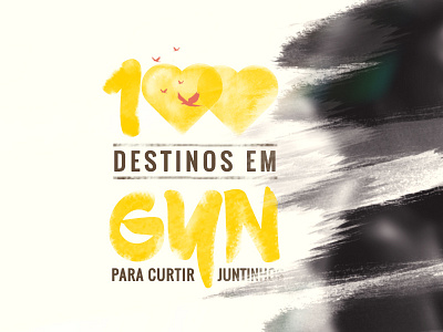100 Destinations couple destinations goiânia love seal