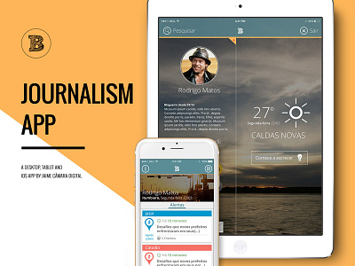 Journalism app calendar cards design flat glow interaction mobile responsive ui ux visual