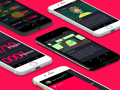 InvasiOnline design game green halloween interaction magenta material mobile pwa usability