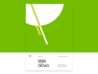 PBDigital Design Principles - Be obvious bank design form green oval poster principle typography