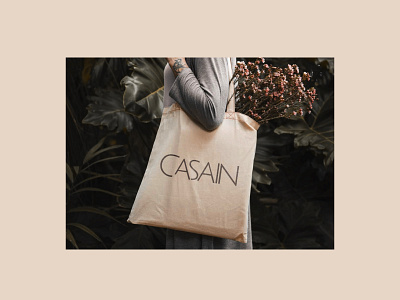 Casain brand branding concept design identity logo typography