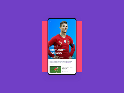 Arena app app design concept design interaction purple sports stream ui
