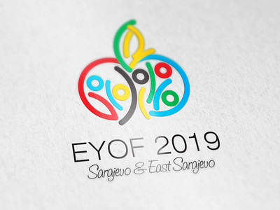 EYOF 2019 apple branding corel draw design eyof illustration logo vector