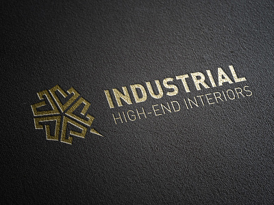 Industrial / logo branding caligraphy corel draw design illustration logo typography vector