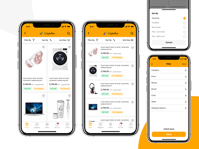 E-Commerce App - Listing Products