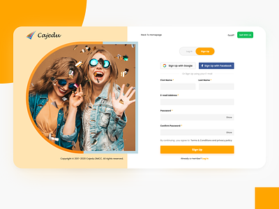 Ecommerce - Sign Up Page clean create account design ecommerce figma flat minimal sign in sign up signup ui ui 100 ui 100day ui challange ux challenge