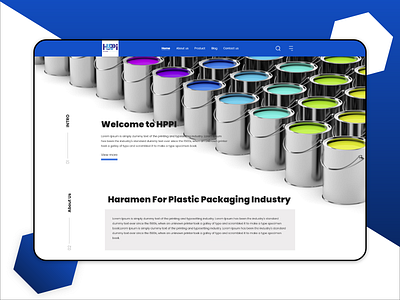 Landing Page For Packaging Products Company