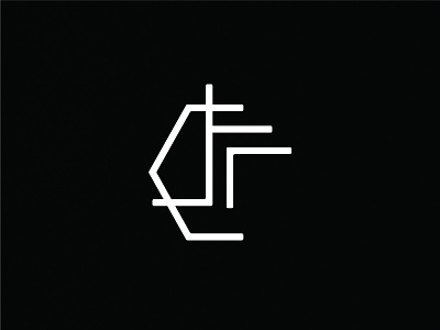 CJF Logo branding design graphic design logo minimal
