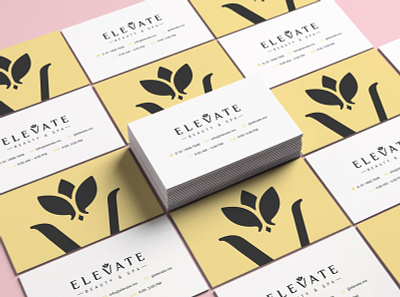 Elevate Business Card ai branding business card cards colors design graphic design illustrator logo