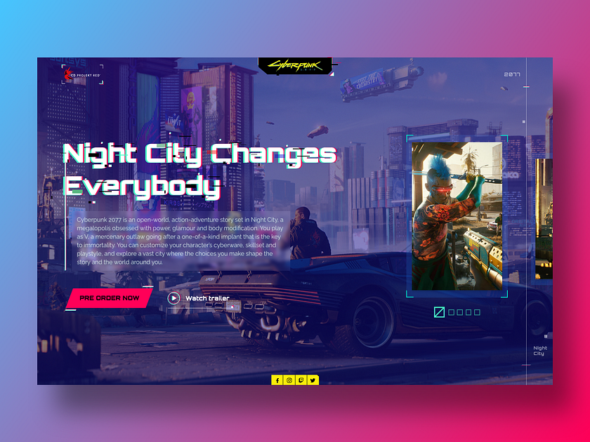Browse thousands of Cyberpunk Website Design images for design ...