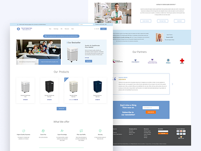 E-commerce Website Homepage Design branding clean ui design e commerce simple clean interface ui web website