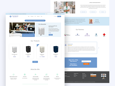 E-commerce Website Homepage Design