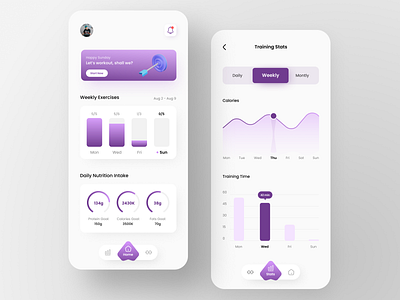 Fitness Tracker - UI