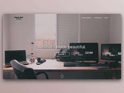 Portfolio Landing Page design ui ux web website