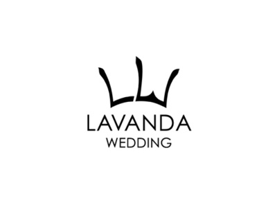 Lavanda Wedding branding design logo vector