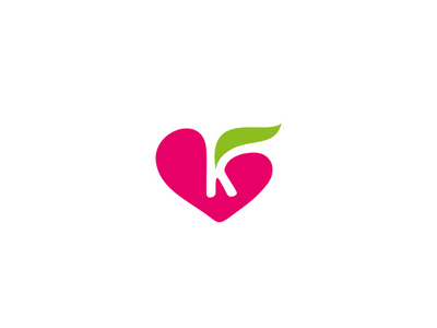 Love-k branding design logo vector