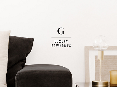 Grandview Luxury Rowhomes Branding brand identity logo luxury real estate