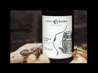 Castle & Crown Wine Labels print design wine bottle wine label winery