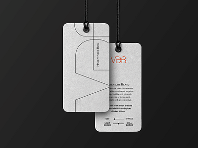 VDB | Compass Wine Tags client gifts packaging real estate real estate branding real estate logo tag wine