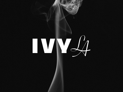 IVY Los Angeles cannabis cannabis logo logo design premium