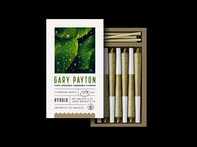 IVY LA Pre-roll Packaging cannabis design luxury packaging pre roll typography