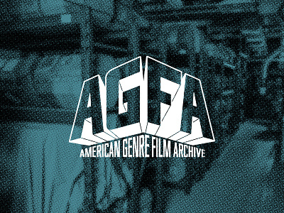 American Genre Film Archive (AGFA) Logo 2012 alamo drafthouse branding logo movies typography vector