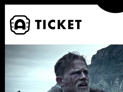 Ticket Design for the Alamo Drafthouse iOS App alamo drafthouse movies ticket ios