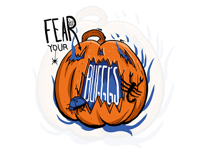 Bugggs! Illustration series. Pic 2 design helloween icon illustration vector