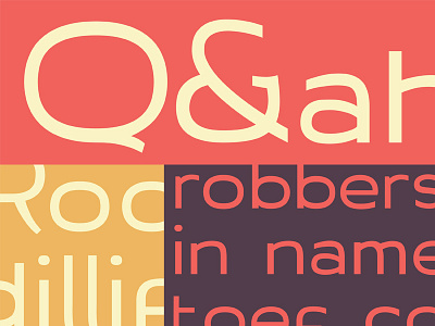 Robber design typeface